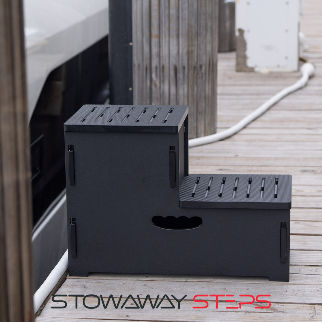 Safety on the Dock and onboard with Stowaway Steps