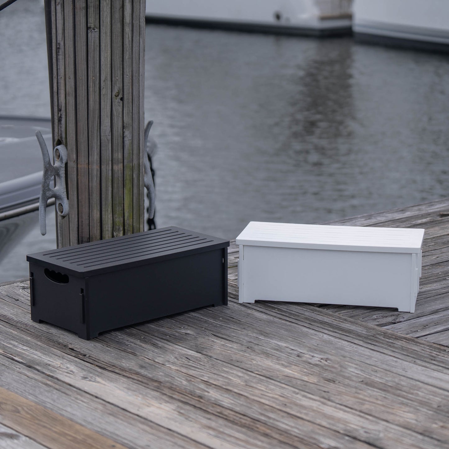 Stowaway Steps: 1 Step Wide Premium Stowable Dock Step