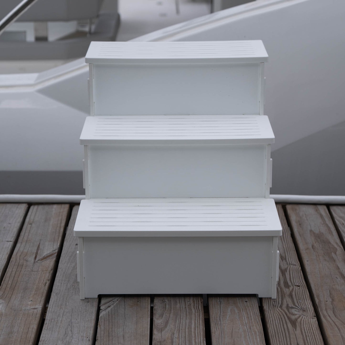 Stowaway Steps: 3 Step Premium Stowable Dock Stairs