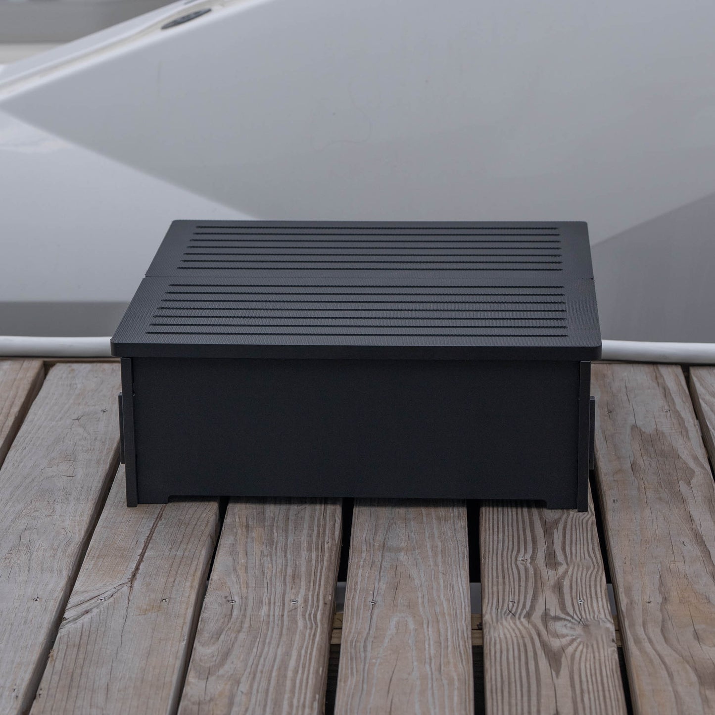 Stowaway Steps: 1 Step Deep and Wide Premium Dock Step